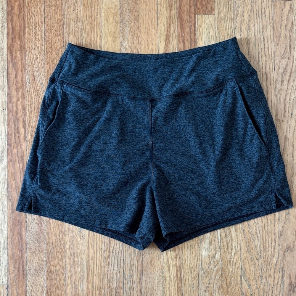 Outdoor Voices Women's Charcoal Grey Athletic Shorts